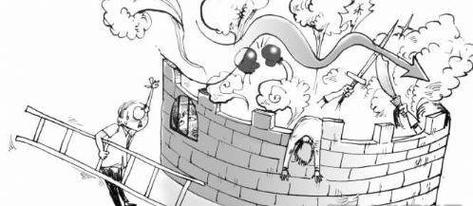 【线稿涂色本】暴雨围城·人宠共享餐